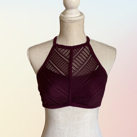 Swimsuits for All Charlatan Crochet String Bikini Top & High Waist Bottom Size 8 - Picture 3 of 14